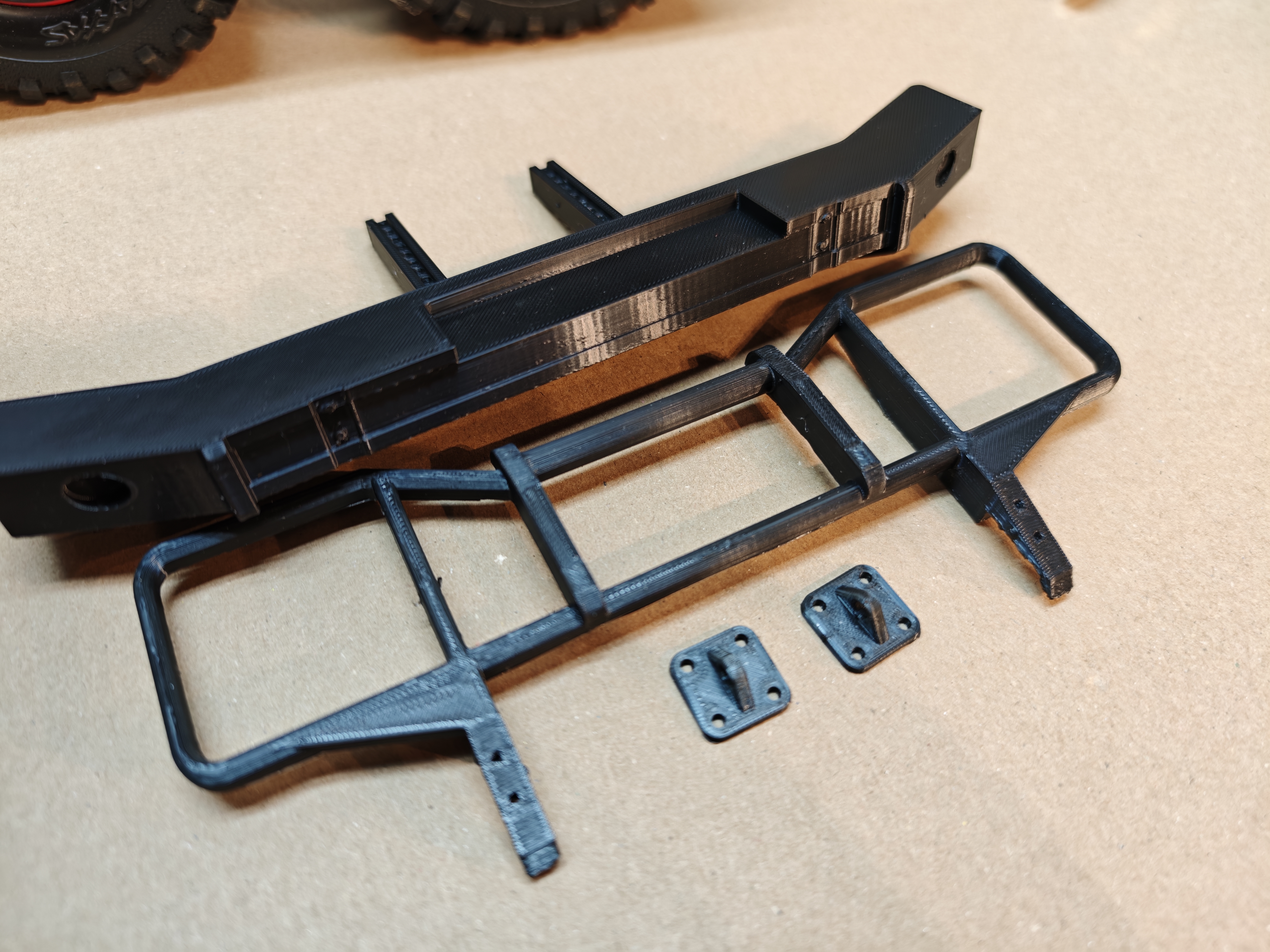Traxxas TRX-4 Chevy K10 Bumper mit Winch-Halter Bullfänger